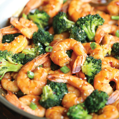 shrimp and broccoli stir fry
