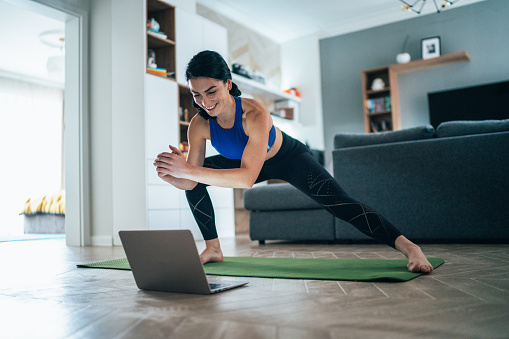 Woman Doing Yoga