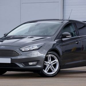 gray ford car