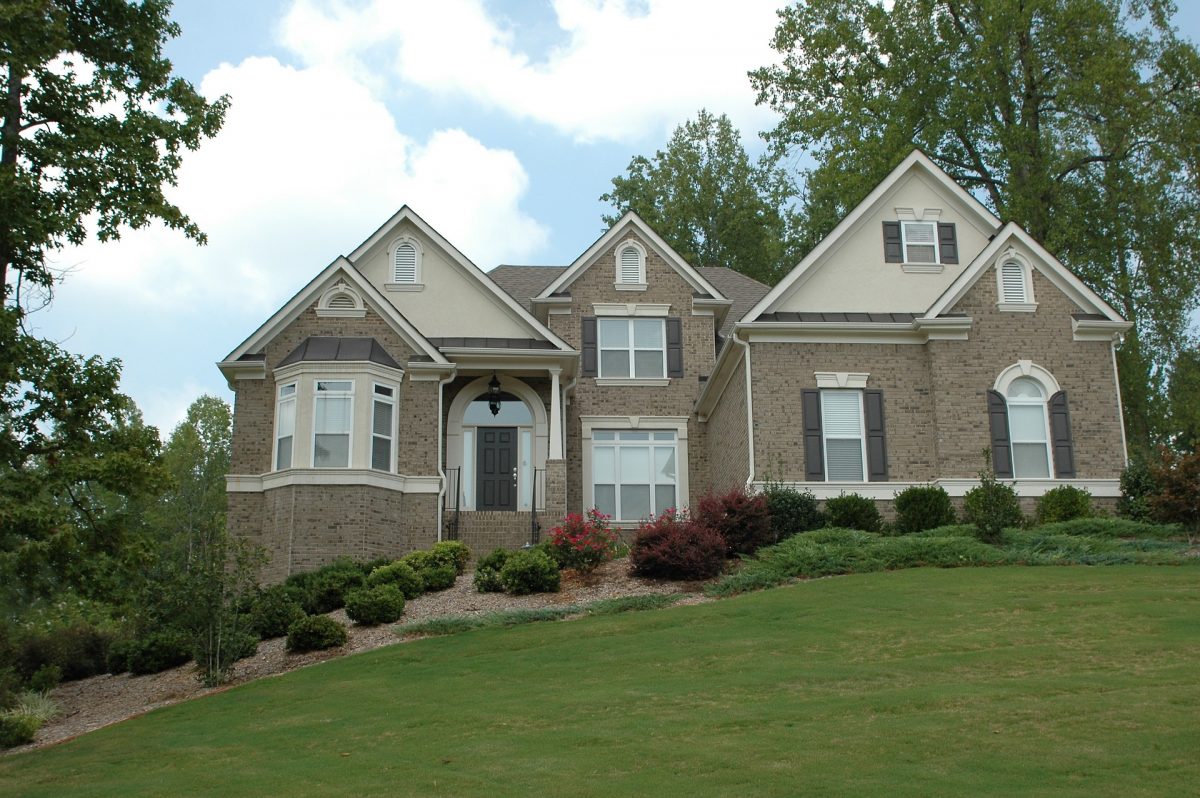 large home on a hill for sale 