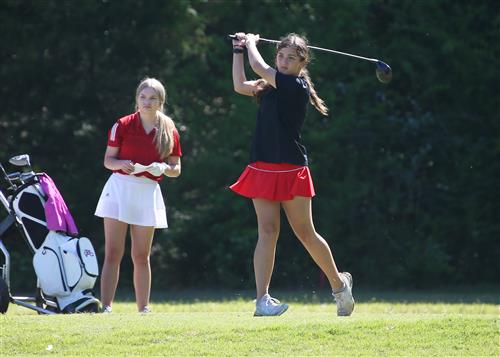 Clinton High School Golfer Hits Long Drive