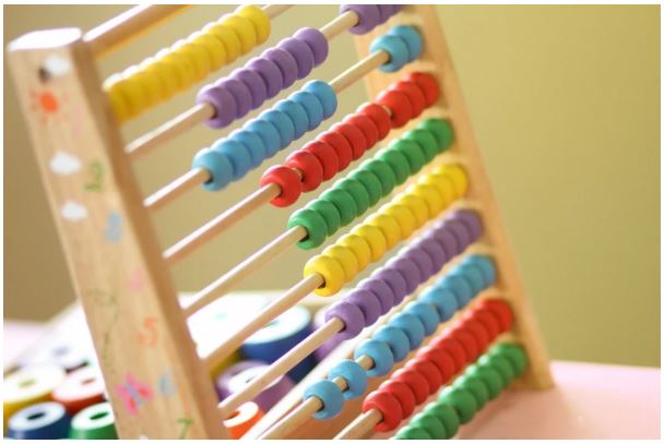 color child's counting game