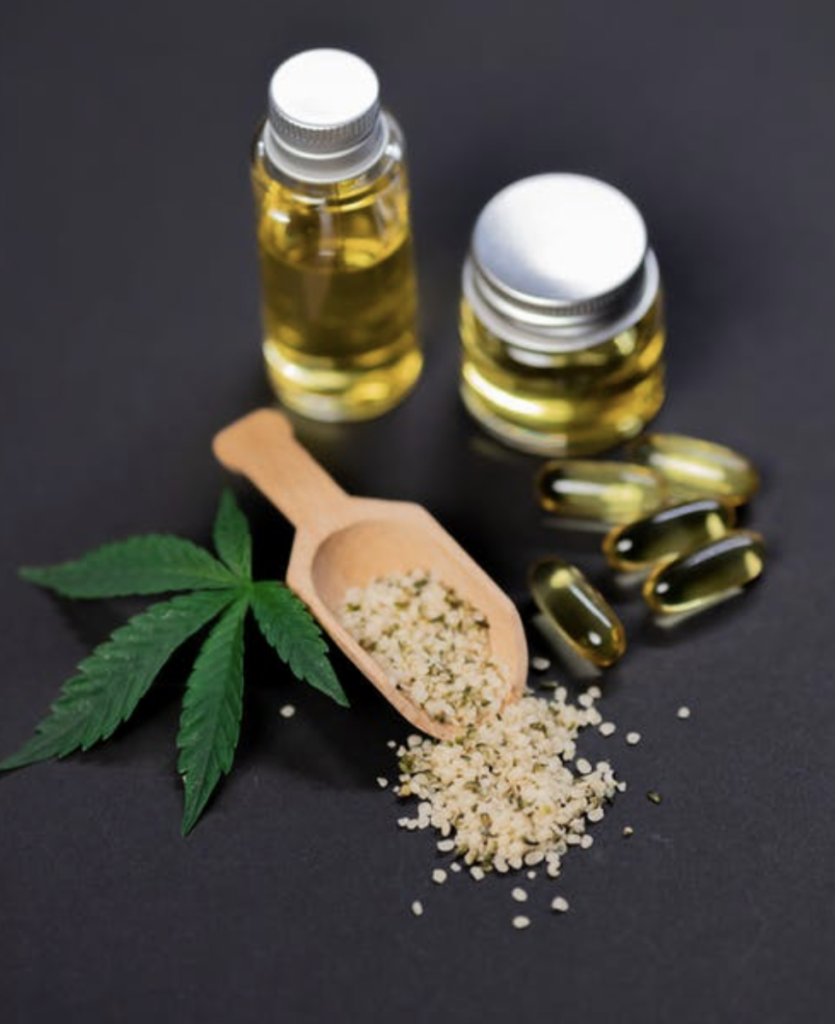photo of marijuana and edibles