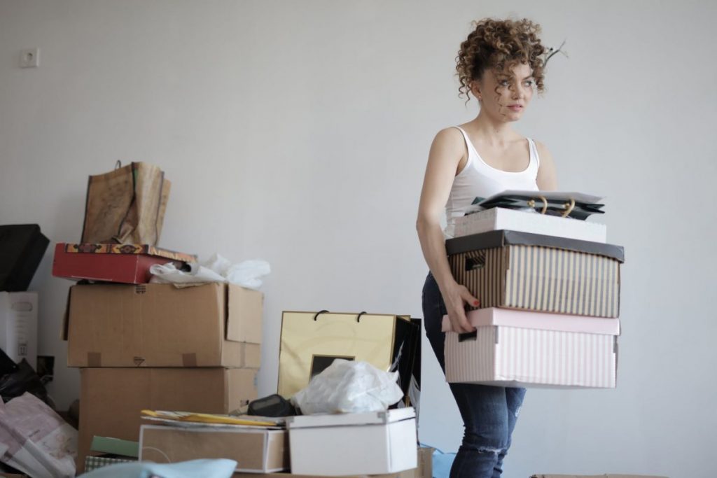 woman moving