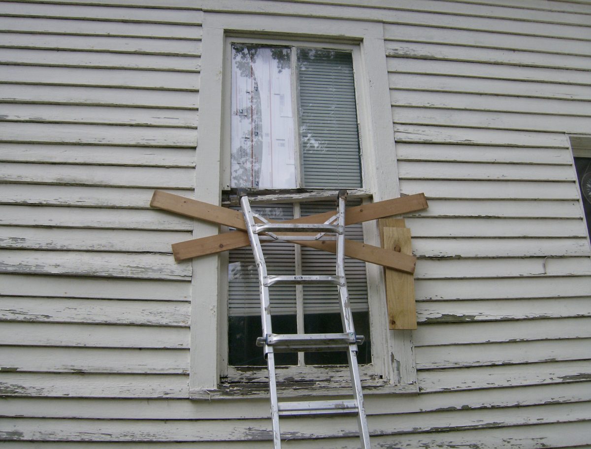 Our Olde House side windows