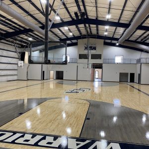 CCA is hosting all of their home basketball games in the school’s new gym.