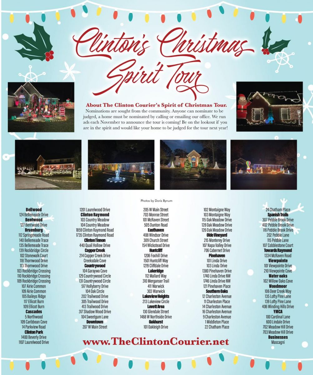 Clinton christmas lights