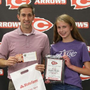 Wilson named State Farm Athlete of the Month for September
