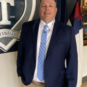 New Clinton Christian Academy head football coach Teddy Dyess.