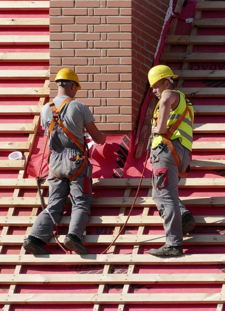 Guys on Roof