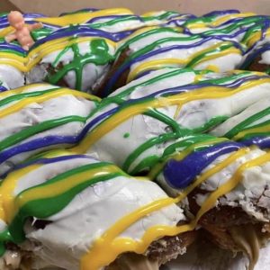 The fried King Cake created by the talented cooks at Garcia's Donuts in Laurel is unlike anything you've ever tasted.