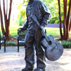 Elvis Presley's Birthplace in Tupelo is filled with interesting things to see and do, including visit his first home, a chapel, museum and welcome center. An adjacent park featuring a lake and picnic areas is the perfect place to relax and reflect on the humble background of the famous singer. "Elvis at 13," is a statue located in the park.