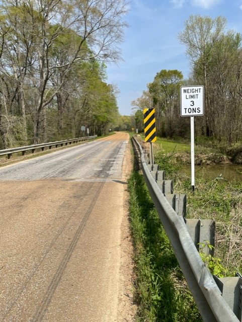 The bridge in its current state has a 3 ton weight limit.