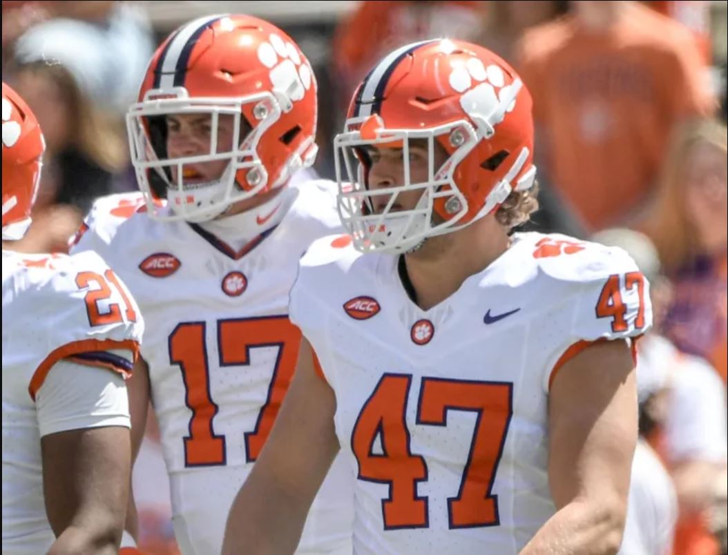 ACC Clemson Football number 47 and 17