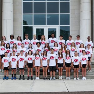 The 2024-25 Clinton Arrow swim team includes, front row: Daniel Keiffer, Micah Keiffer, Christian Bombich, Avery Peacock, Ellie Rushing, Abbie Rushing, Terry Xu, Clara McCombs, Kate Gilliam, Vanina Alonso-Cabral and Embree Reeves; second row: Coach Marcy Rushing, Presley Adkisson, Allesandra Witsberger, Abigayle Breaux, Ashlee Sumrall, Aleyna Taylor, Maddy Breaux, Selah Snow, Pace Rundlett, Marie Ballard, Haylee Hughes and Kennedy Bombich; and back row: Abby Sumrall, Riley Byas, Emory Graham, Reed Watts, Hayes Montgomery, Joshua Ross, Issac Baird, George Trotter, Ross Gordon and Dillon Mayfield. Not pictured is Tejasvi Uppu.