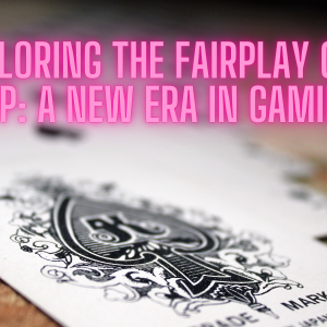 Fairplay Club App with Aces laying on a table