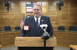 Clinton’s mayor, Phil Fisher, has announced his retirement.