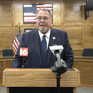 Clinton’s mayor, Phil Fisher, has announced his retirement.