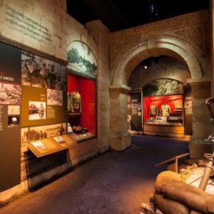 One of the riveting exhibits at the National World War II Museum is Road to Berlin: European Theatre. The gallery showcases the war in Europe, Africa and the Mediterranean through life-like recreations of battle settings and villages that serve as a backdrop for artifacts, dynamic displays, video histories and photographs that provide a touching perspective on the human cost of the war.