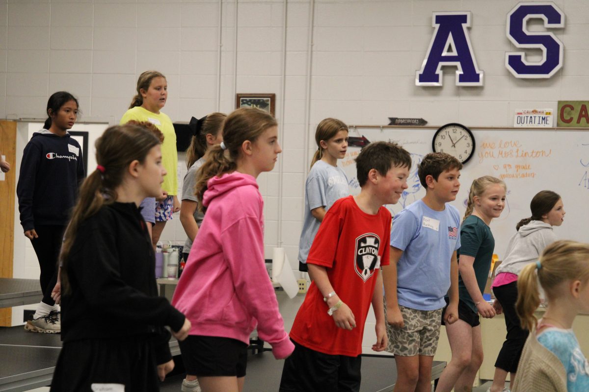 Junior Ambassadors rehearse for Revue