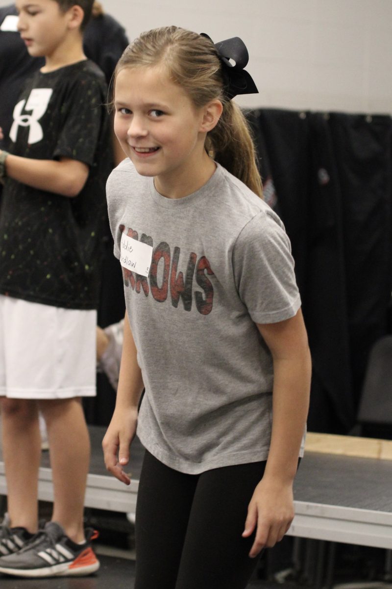 Junior Ambassadors rehearse for Revue