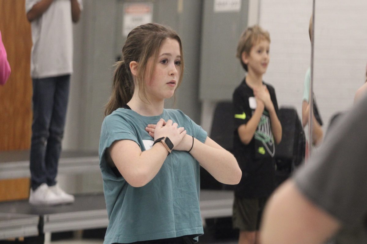 Junior Ambassadors rehearse for Revue