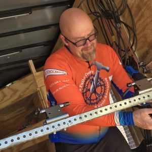 Bicyclists choose local church for overnight stay