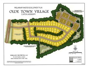 Preliminary site plan for Olde Town Village