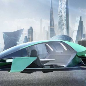 ai generated flying car