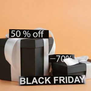 50% off balck friday with black presents