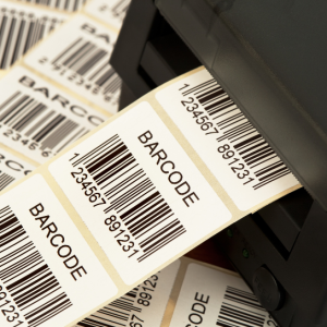 barcodes being printed