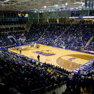 college basketball court