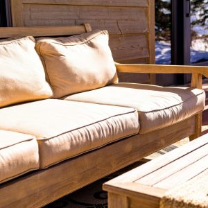 wooden outdoor furniture