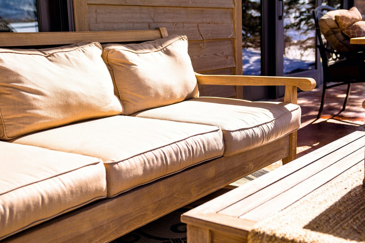 wooden outdoor furniture