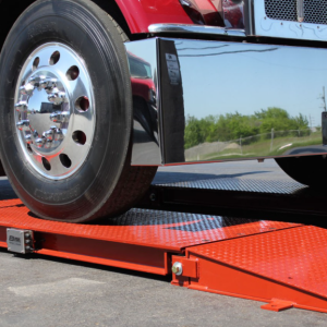 truck sitting on scale