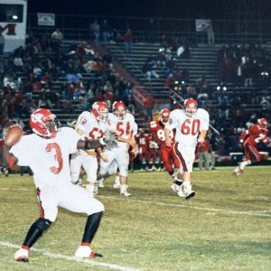 Dontae Walker, CHS #3, pictured in action at a Clinton High School football game in 1998.