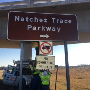 Parkway rangers working to keep 18-wheelers off the Trace