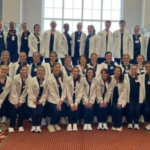By participating in the MC School of Nursing's White Coat Ceremony, students promise to uphold the standards of professional nursing practice with pride and diligence.