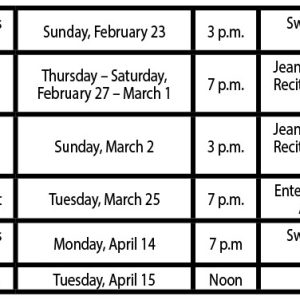 MC plans full slate of performances for spring