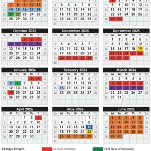 CPSD releases 2025-26 calendar