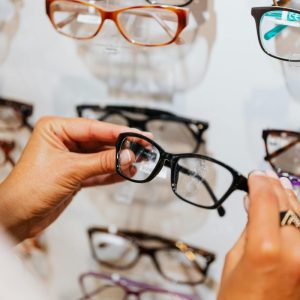 wall of glasses
