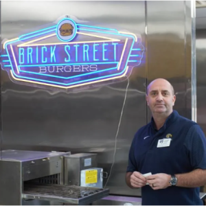 Steve Smith, MMI director of food services, said Brick Street Burgers offers MC students another exceptional dining option on the Mississippi College campus.