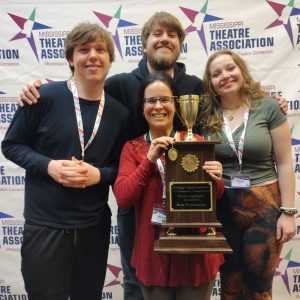 Clinton’s Stafford, Hinds students win at One-Act Play Festival