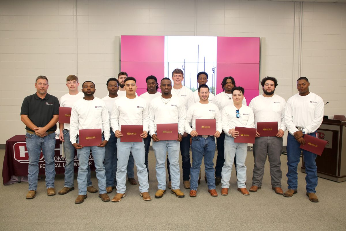 Hinds CC graduates first line worker class