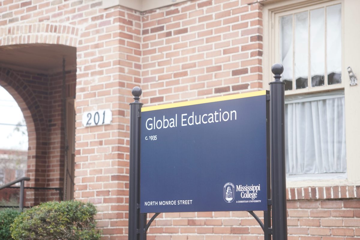 The Mississippi College Office of Global Education is located just down the sidewalk from the Leland Speed Library on the MC campus.