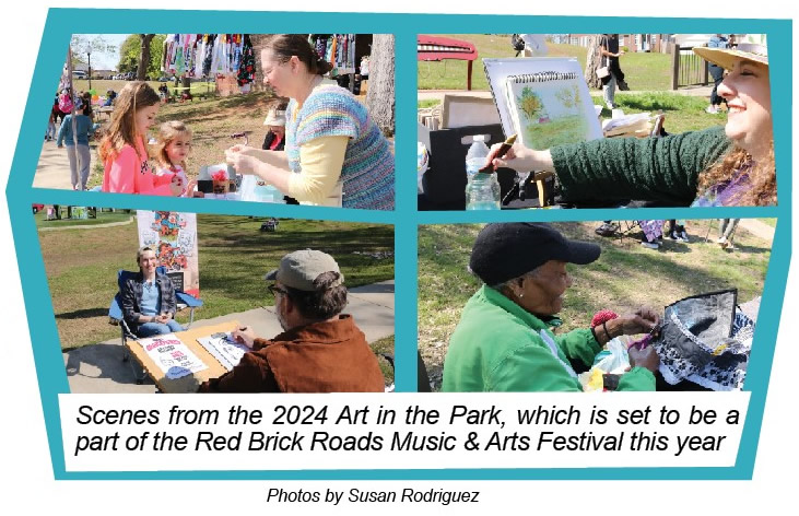 Art in the Park joins Red Brick Roads this year