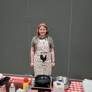 Haskins competes in 2025 Dixie National Crepe Cook-Off contest