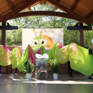 Calliope the Caterpillar’s eighteen-year-old costume will be replaced with a fresh new design at this year’s Caterpillar Parade.