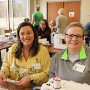 Chrissy Johnson and Kelanie Farmer