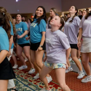MC students enjoy learning new dance routines while raising money to support Children's of Mississippi during the 2024 MC Dance Marathon.